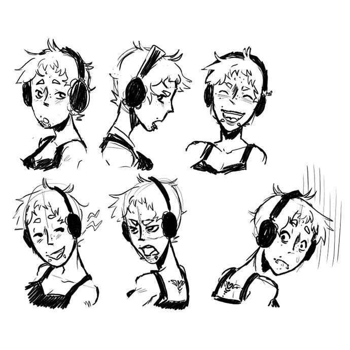 Cheese face expressions